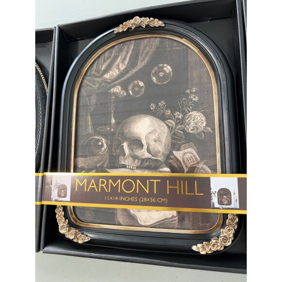 Marmont Hill Halloween Art TikTok Viral 11x14 Set Of 3 Frame Witch Skull Alchemy - Picture 2 of 6